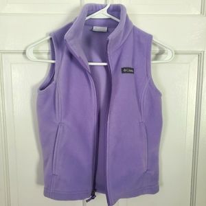 Columbia girls fleece vest